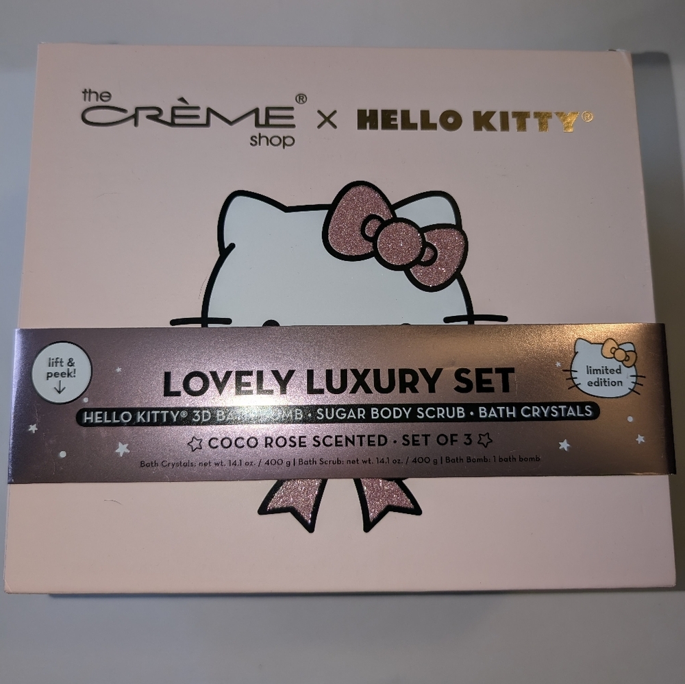 The Crème Shop x Hello Kitty Lovely Luxury Spa 3 Piece Set - Picture 3 of 5
